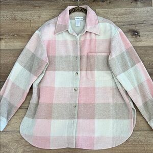 Coldwater creek oversized flannel
